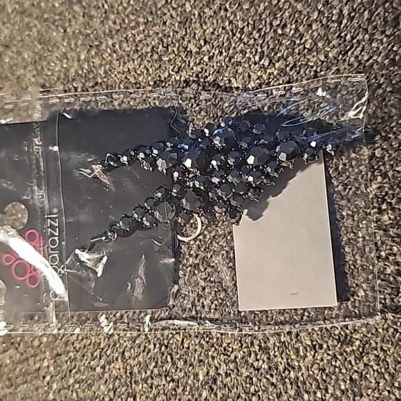 Celestial Comet Black Earrings Fishhook Vintage - Picture 3 of 4